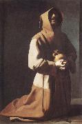 Francisco de Zurbaran Saint Francis in Meditation oil painting picture wholesale